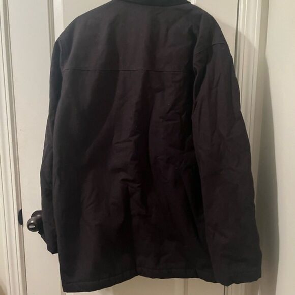 WALLS Workwear Mens Lined Heavy WorkWear Jacket Work Size Large Black - Picture 7 of 15